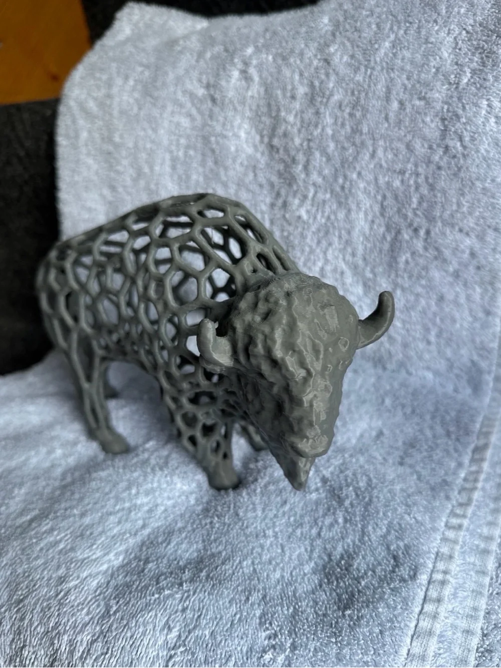 Plastic Sculptural Buffalo
